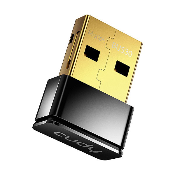 Cudy BU530 Adaptador USB Nano Bluetooth 5.3 para PC, Compatible con Windows 10/11/7/8.1