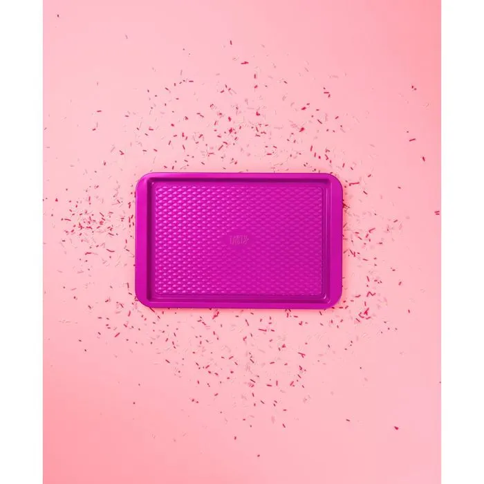 Fackelmann Juego de 4 moldes Tasty Pâtisserie, 23 a 38 cm, Fucsia