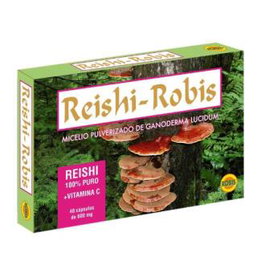 ROBIS Reishi 40 Capletas - Antioxidante, Calmante Nervioso, Adaptógeno, Tónico Cardiovascular