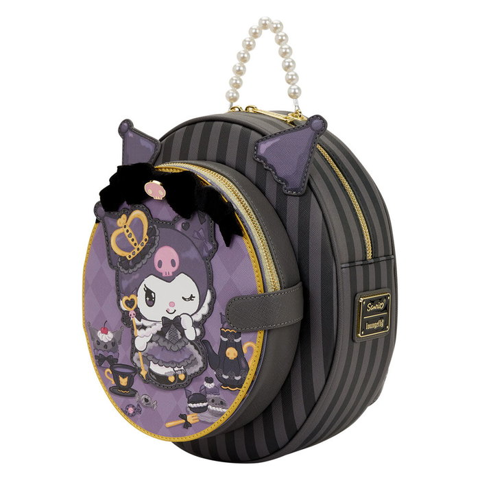 Loungefly Mochila 20th Anniversary Kuromi Hello Kitty 22.86x8.26x27.94cm