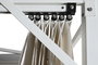 DKD Home Decor Pérgola para Terraza y Jardín Blanco 296 x 225 x 296 cm