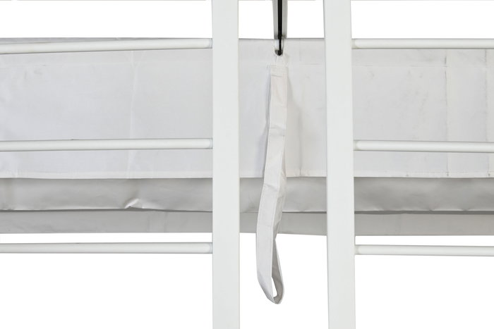 DKD Home Decor Pérgola para Terraza y Jardín Blanco 296 x 225 x 296 cm