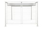 DKD Home Decor Pérgola para Terraza y Jardín Blanco 296 x 225 x 296 cm