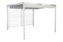 DKD Home Decor Pérgola para Terraza y Jardín Blanco 296 x 225 x 296 cm
