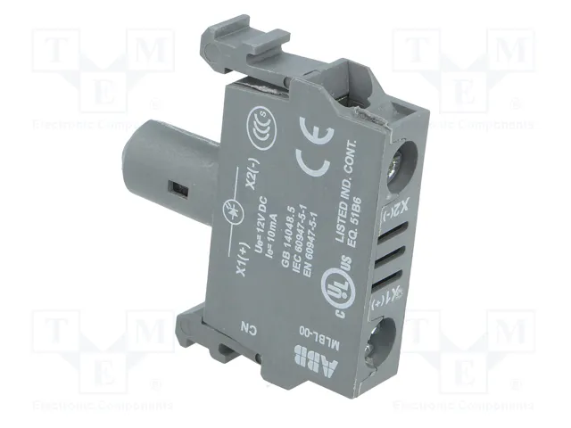 ABB Elemento iluminador LED 22mm blanco 12VDC