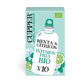 Cupper Infusión Fría Menta Cítricos Bio 10 filtros