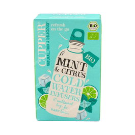 CUPPER Infusión Fría Menta Y Cítricos Bio 10 Bolsitas