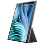 LG Monitor Portátil LG gram +view 16MR70 16" IPS WQXGA 2560x1600 USB-C 45W Plata