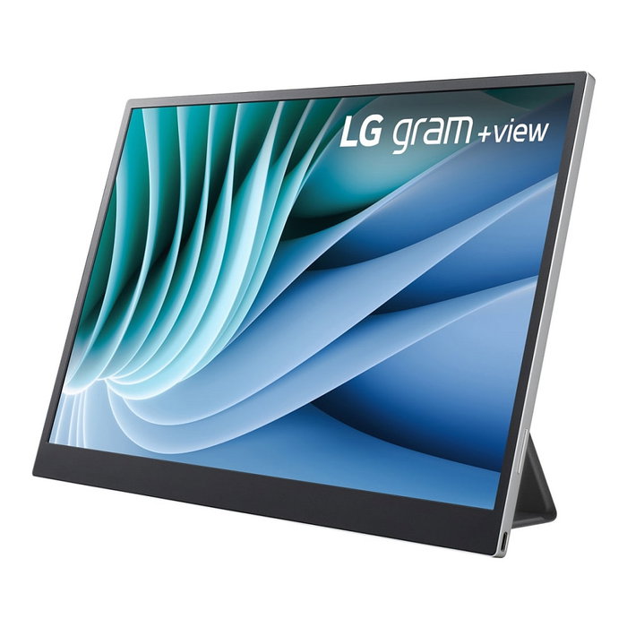 LG Gram +view 16MR70 Monitor Portátil 16 pulg WQXGA Negro y Plata