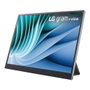 LG Gram +view 16MR70 Monitor Portátil 16 pulg WQXGA Negro y Plata