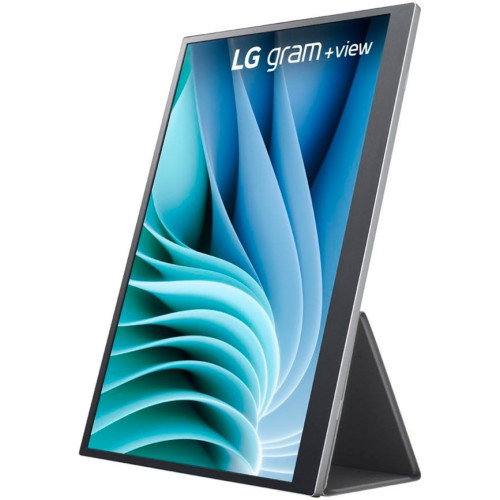 LG Gram +view 16MR70 Monitor Portátil 16 pulg WQXGA Negro y Plata