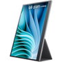 LG Gram +view 16MR70 Monitor Portátil 16 pulg WQXGA Negro y Plata