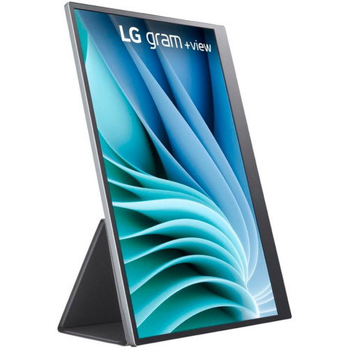 LG Gram +view 16MR70 Monitor Portátil 16 pulg WQXGA Negro y Plata