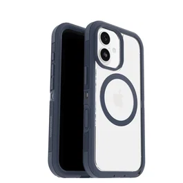 OtterBox Defender Pro XT Clear Series para Apple iPhone 17 Bootcut, Transparente/Azul