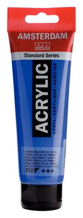 AMSTERDAM Pintura Acrílica Azul Cobalto Ultramar 120 ml (Set de 3) AMSTERDAM Pintura Acrílica Azul Cobalto Ultramar 120 ml (Set de 3)