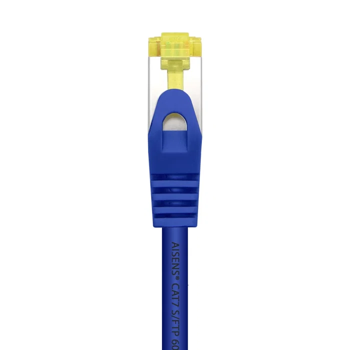 AISENS - CABLE DE RED LATIGUILLO RJ45 LSZH CAT.7 600 MHZ S/FTP PIMF AWG26, AZUL, 2.0M