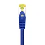 AISENS - CABLE DE RED LATIGUILLO RJ45 LSZH CAT.7 600 MHZ S/FTP PIMF AWG26, AZUL, 2.0M