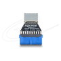 DeLOCK Adaptador USB 5 Gbps de 20 pines a Tipo-E, Azul