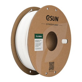 eSUN Filamento EPLA-MATTE PLA 1.75mm Blanco Lechoso Milky White 1kg - Compatible con Bambu Lab, Voron, Prusa, Creality