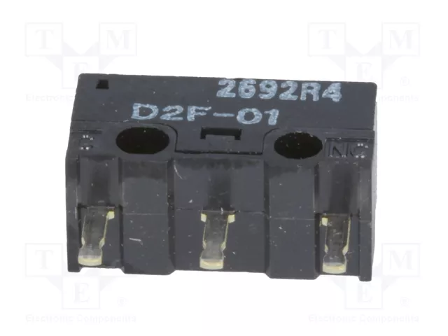 Aratas (Formerly Omron Components) Microconmutador SNAP ACTION D2F SPDT sin palanca