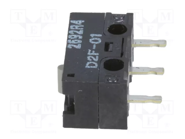 Aratas (Formerly Omron Components) Microconmutador SNAP ACTION D2F SPDT sin palanca