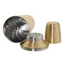 DKD Home Decor Set de Coctelería de 7 Piezas en Acero Inoxidable Mate Dorado