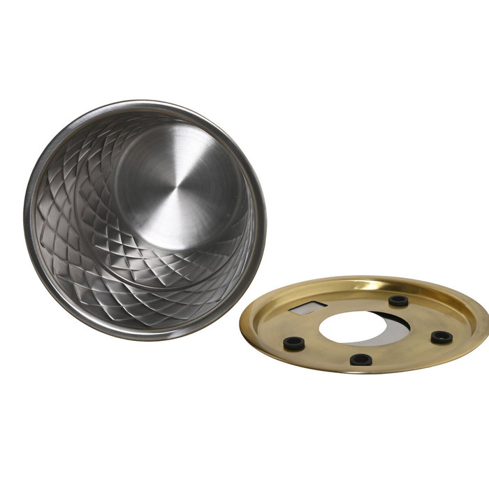 DKD Home Decor Set de Coctelería de 7 Piezas en Acero Inoxidable Mate Dorado