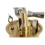 DKD Home Decor Set de Coctelería de 7 Piezas en Acero Inoxidable Mate Dorado