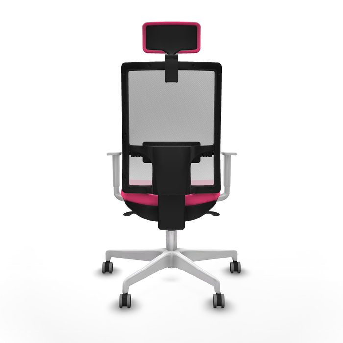 PIQUERAS Y CRESPO Silla de oficina Horna Rosa y Blanco PIQUERAS Y CRESPO Silla de oficina Horna Rosa y Blanco