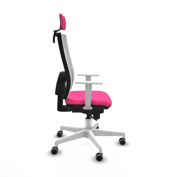 PIQUERAS Y CRESPO Silla de oficina Horna Rosa y Blanco PIQUERAS Y CRESPO Silla de oficina Horna Rosa y Blanco