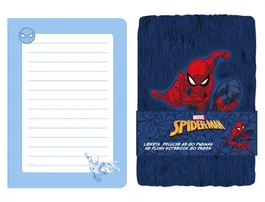 SAFTA Cuaderno de peluche Spiderman Marvel A5