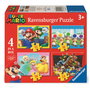 Ravensburger Puzzle 4 Formas Super Mario 12004107