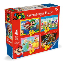 Ravensburger Puzzle 4 Formas Super Mario 12004107