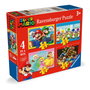 Ravensburger Puzzle 4 Formas Super Mario 12004107