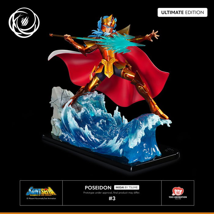 Tsume Art Figura Saint Seiya Poseidon IKIGAI Edición Estatua 1/6 Resina PVC 18x36x34 cm Tsume Art Figura Saint Seiya Poseidon IKIGAI Edición Estatua 1/6 Resina PVC 18x36x34 cm