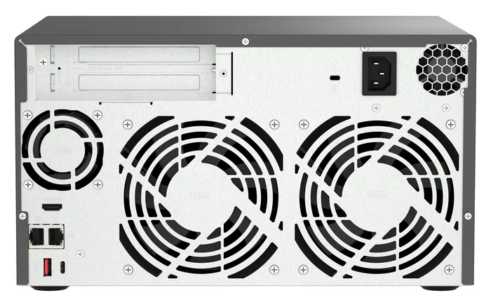 QNAP NAS TVS-h874 Torre Intel Core i5-12400 32GB DDR4 8 bahías QuTS hero SMB ZFS 2x2.5GbE HDMI Negro