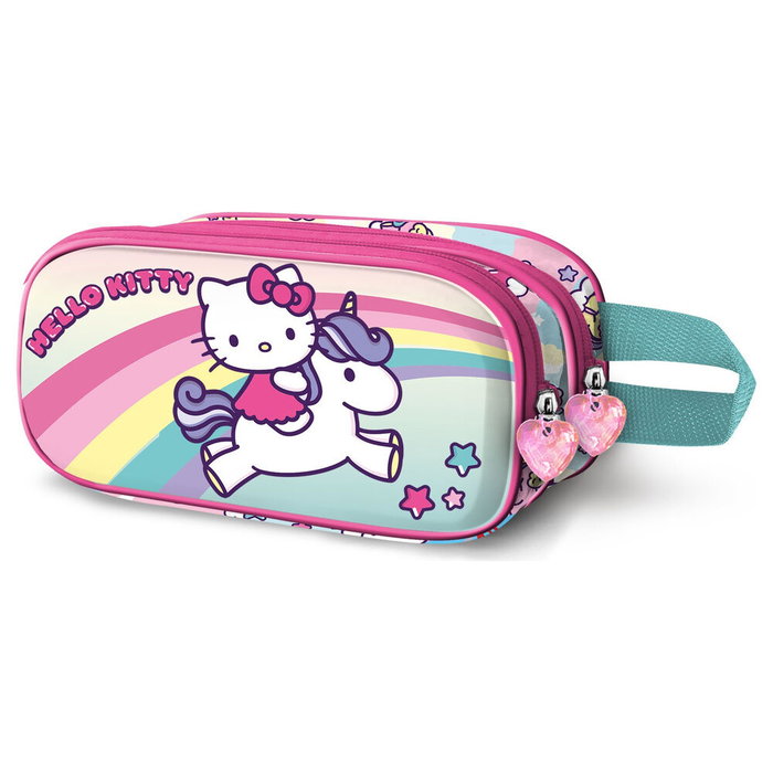 Karactermania Hello Kitty Estuche Portatodo 3D Unicorn Rosa