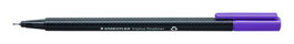 Rotulador Fibra Staedtler 334 Triplus Fineliner Lila (Set de 10)