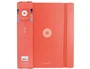 Antartik Carpeta 4 anillas A4 Foam Color Coral
