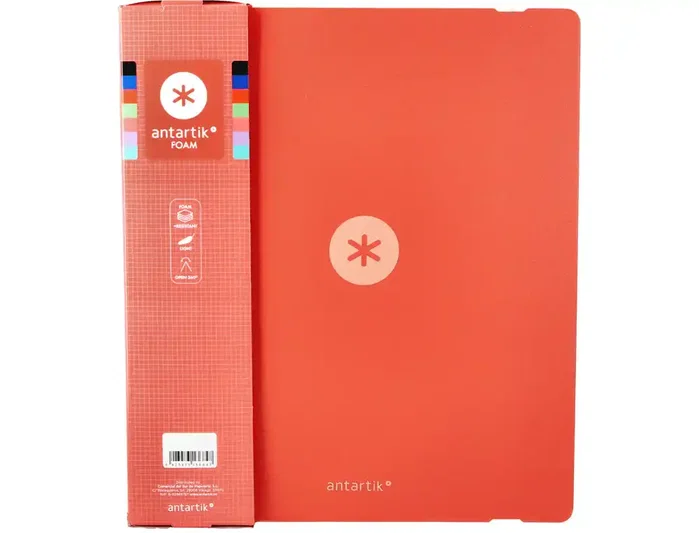 Antartik Carpeta 4 anillas A4 Foam Color Coral