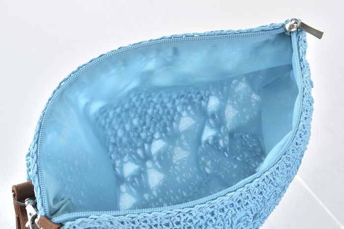 DKD Home Decor Neceser Boho Beige y Azul 5 x 20 x 32 cm (4 Unidades)