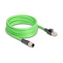 DeLOCK Cable M12 codificado D 4 pines a RJ45 1 m