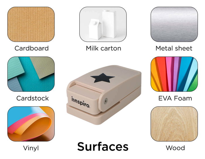 Innspiro Troqueladora Eva Foam Super Punch Estrella 16mm