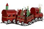 DKD Home Decor Tren Navidad Tradicional Rojo Verde Metal 133 x 52 x 24 cm