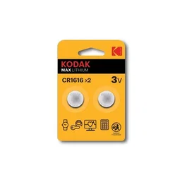 Kodak - Baterías de litio MAX CR1616, blister de 2 piezas