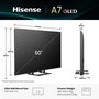Smart TV Hisense 50A7Q 4K Ultra HD 50" LED HDR D-LED