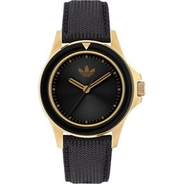 Adidas AOFH23015 con caja dorada y correa negra