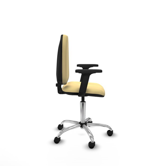 PIQUERAS Y CRESPO Silla de oficina Aýna Crema con Brazos 2D PIQUERAS Y CRESPO Silla de oficina Aýna Crema con Brazos 2D