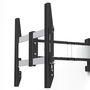 SMS Icon 3D Medium Soporte de Pared para Pantalla, Inclinación/Giro Flexible, Carga Máx. 25 kg, Aluminio/Negro