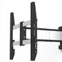 SMS Icon 3D Medium Soporte de Pared para Pantalla, Inclinación/Giro Flexible, Carga Máx. 25 kg, Aluminio/Negro